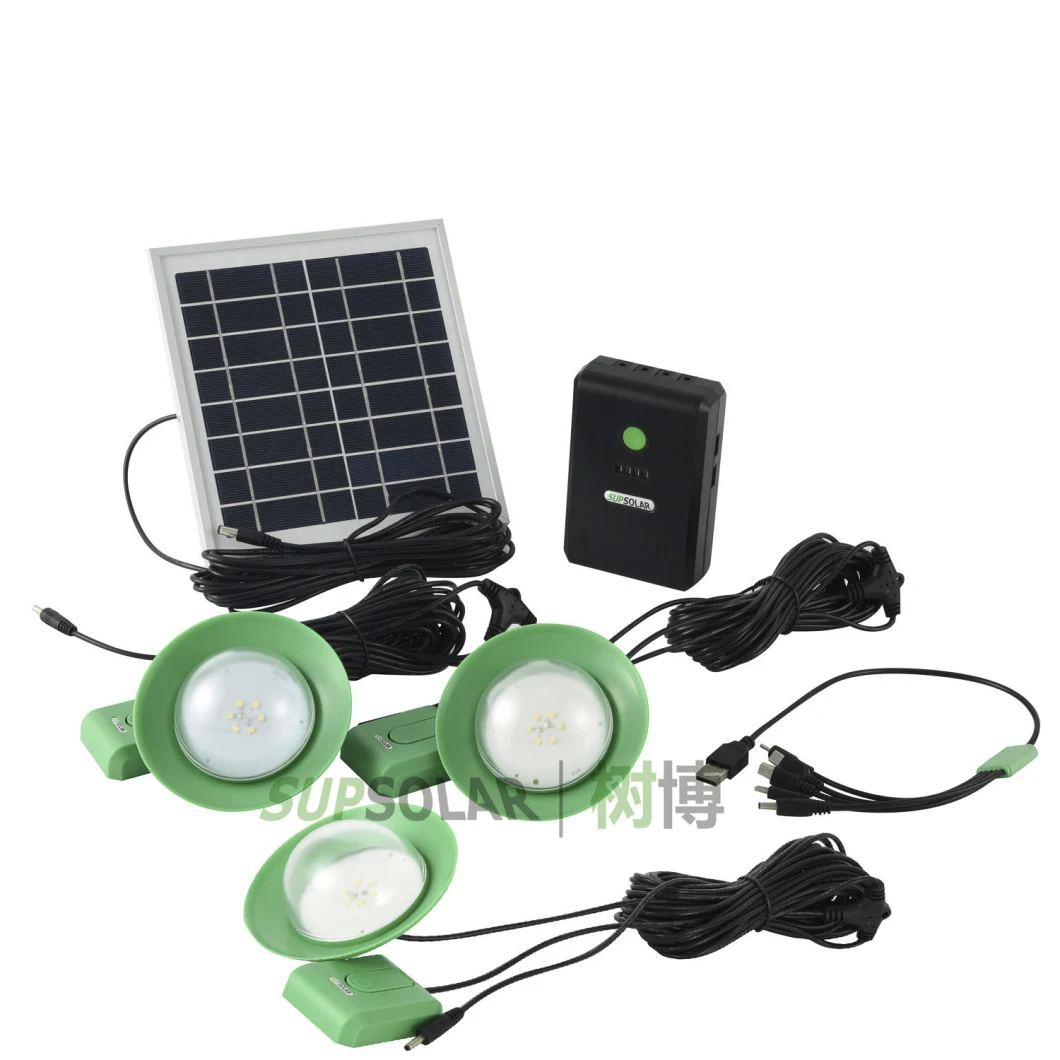 Rural Area Rechargeable LED Lighting Solar Energy Home Kits