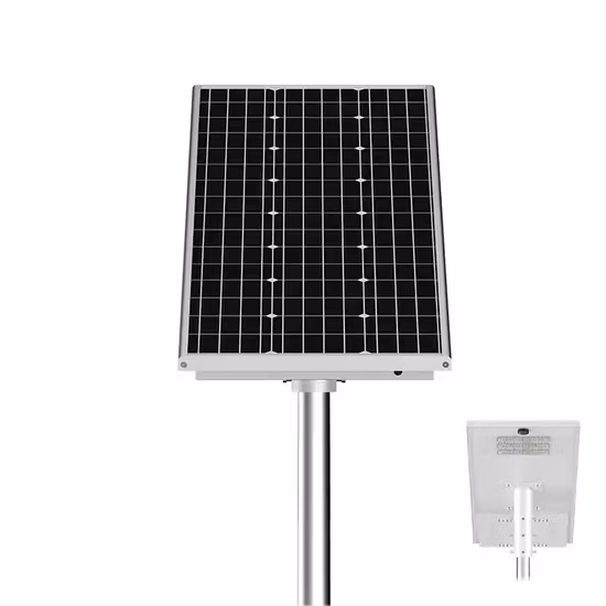 Встроенная 80W 100W 300W универсальная солнечная уличная светодиодная солнечная лампа для наружного освещения с аккумулятором